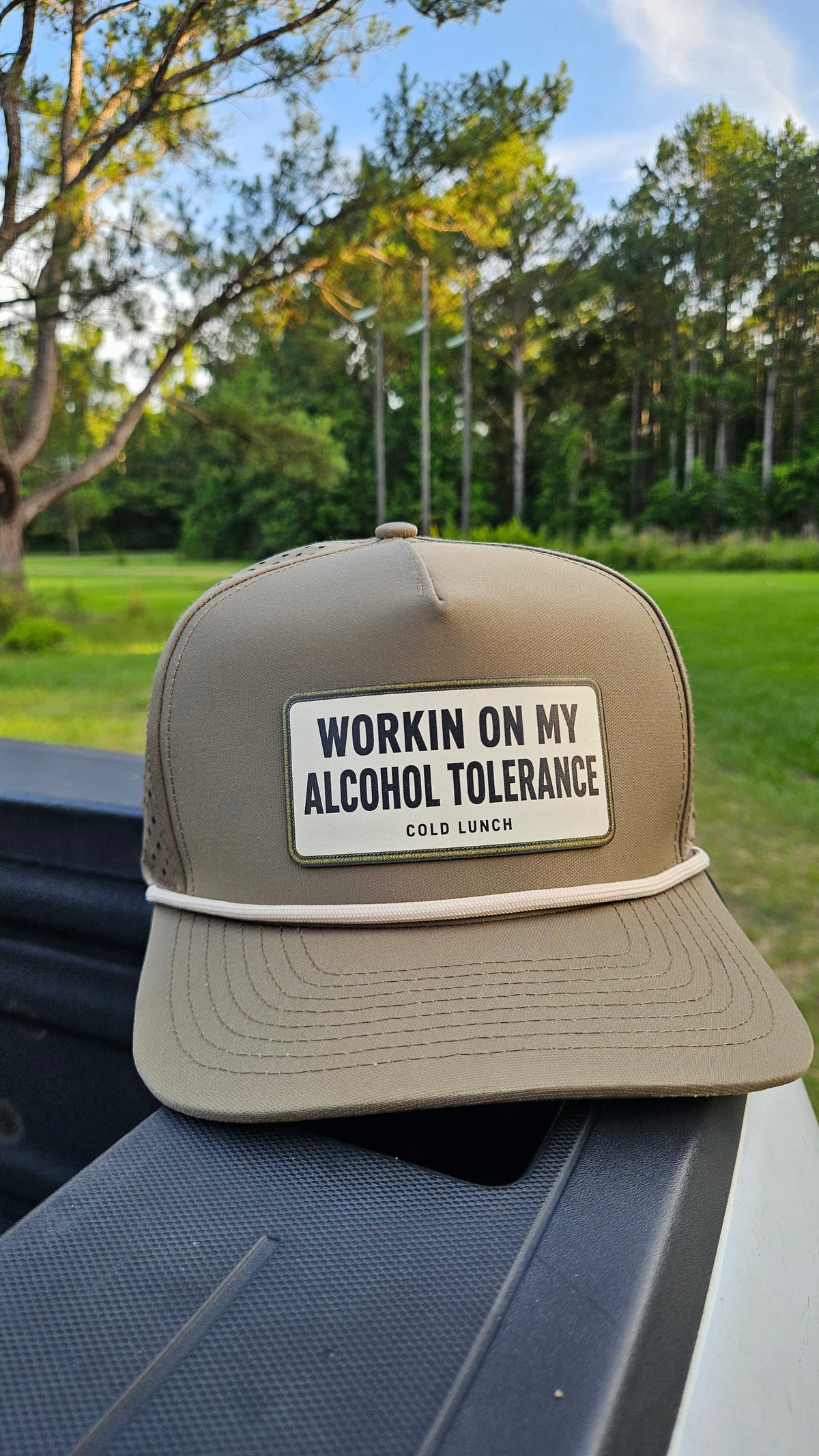 Workin' on My Alcohol Tolerance Hat - Green
