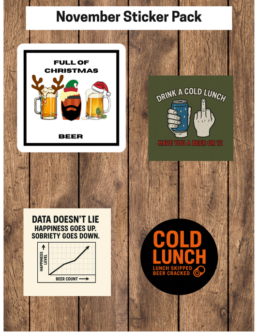 Cold Lunch Sticker Slap Pack - 10 Pack