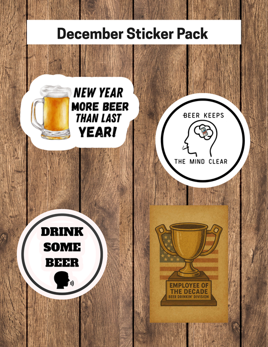 Cold Lunch Sticker Slap Pack - 10 Pack