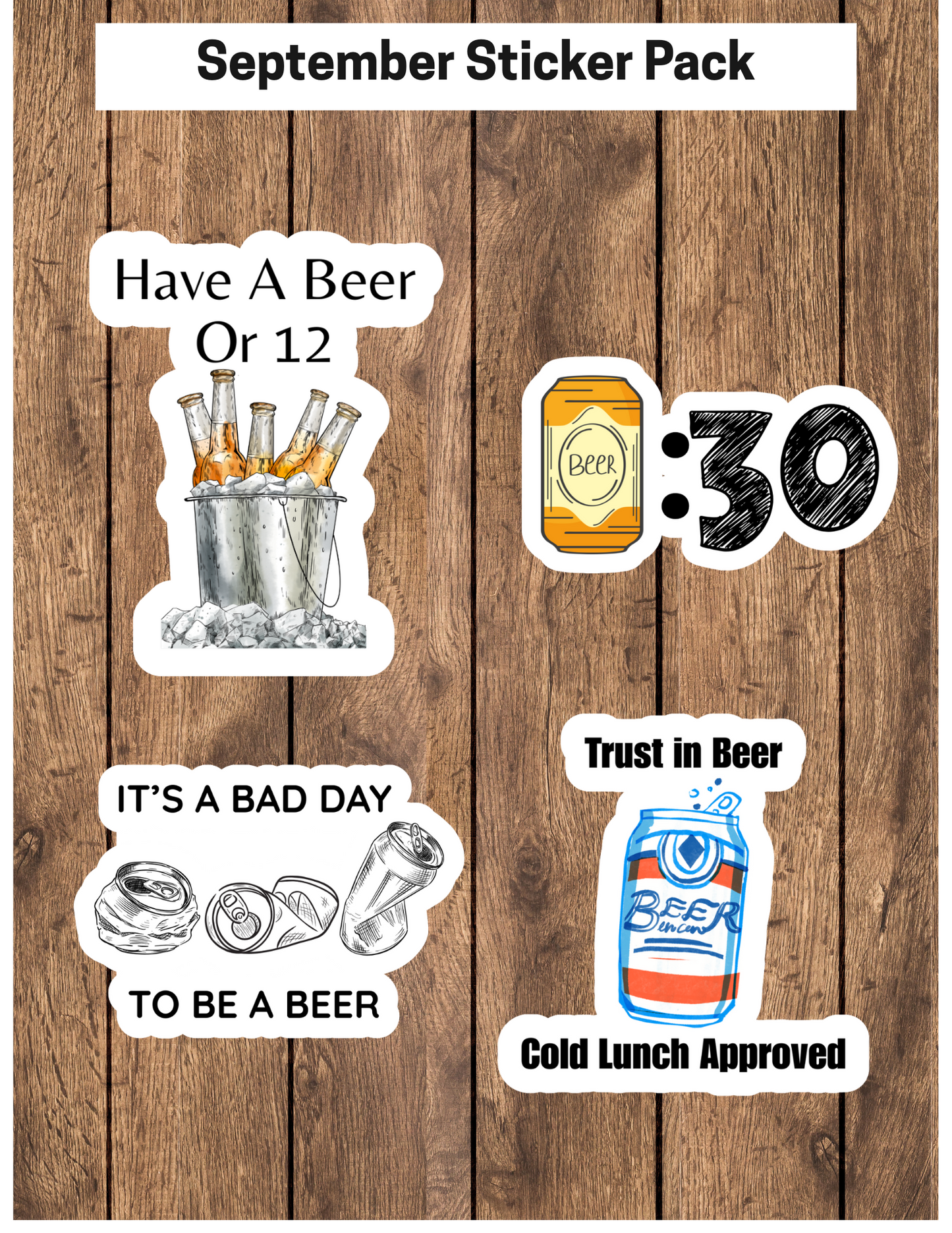 Cold Lunch Sticker Slap Pack - 10 Pack